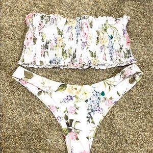 Matching bathing suit